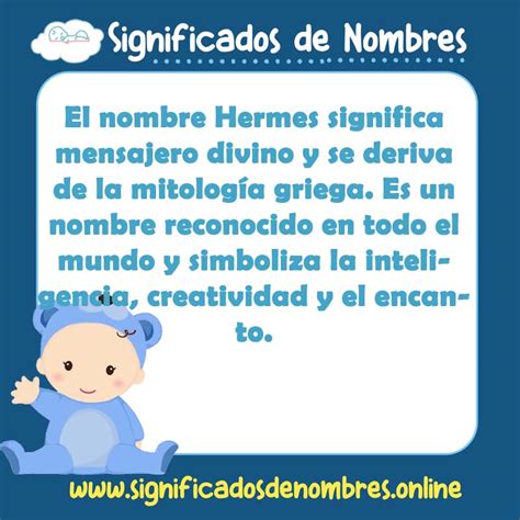 Significado y origen del nombre de Hermes